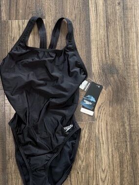 Speedo Women's Swimsuit One Piece Prolt Super Pro Solid Adult Black SZ 10/36 New